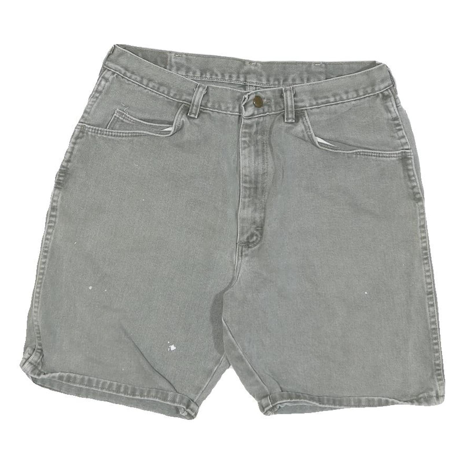 WRANGLER Mens Shorts Grey Casual Classic L W34 Cotton Blend