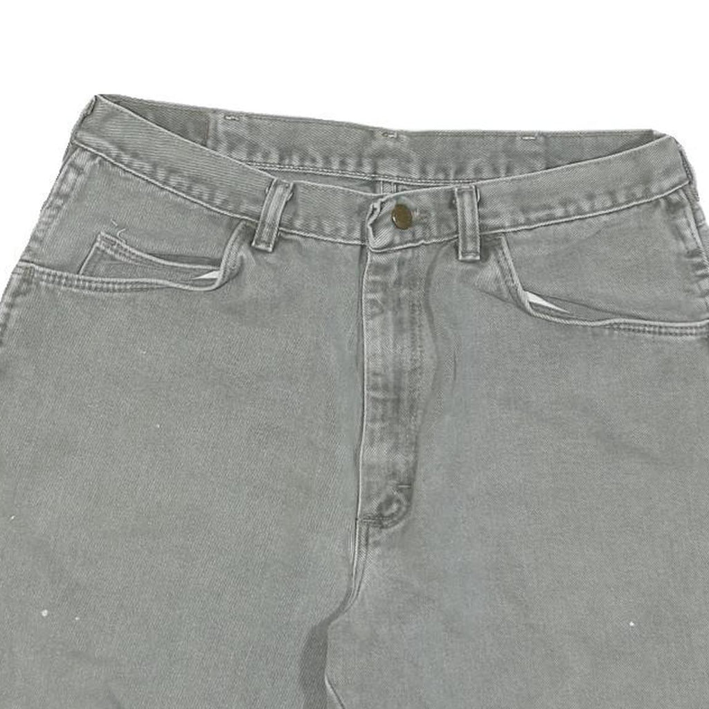 WRANGLER Mens Shorts Grey Casual Classic L W34 Cotton Blend
