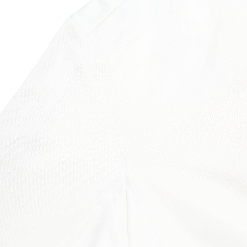 ADIDAS Boys White & Black Football Track Jacket 15-16Y Polyester Zip