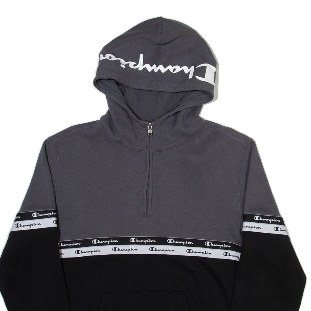CHAMPION Mens Grey Hoodie S