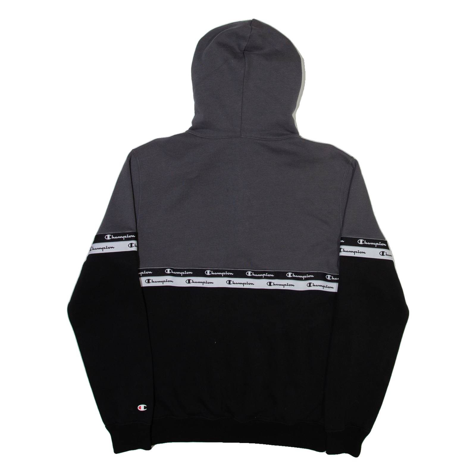 CHAMPION Mens Grey Hoodie S