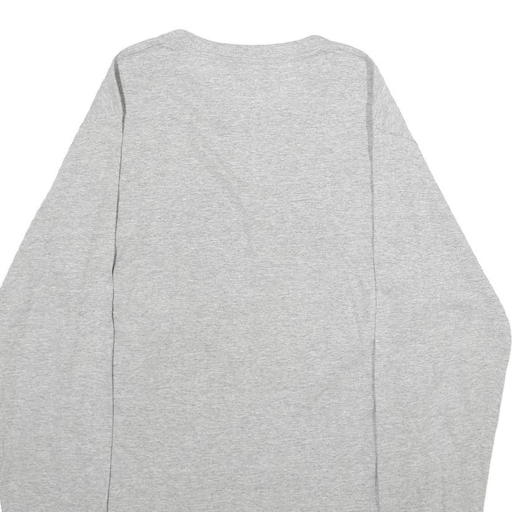 CHAMPION Mens Grey Southern Indiana Screaming Eagles Long Sleeve Crew Neck