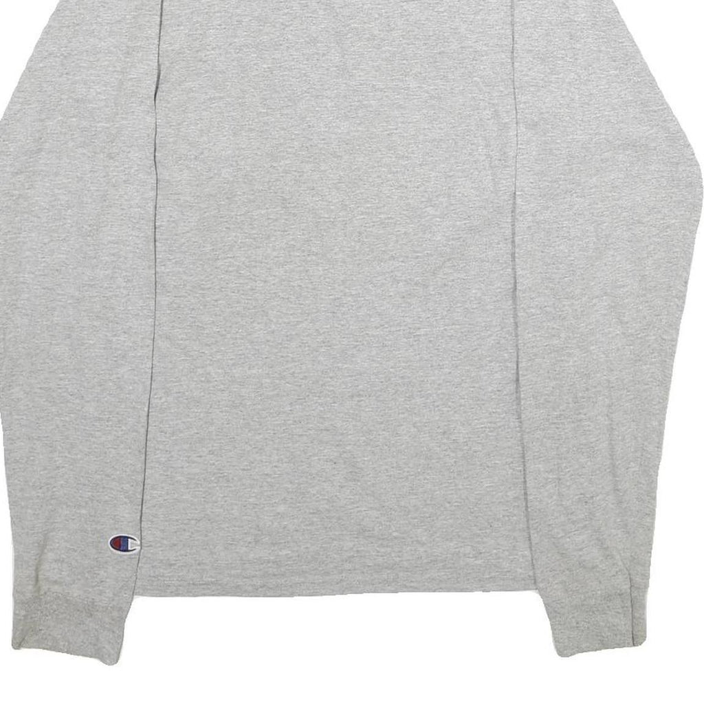 CHAMPION Mens Grey Southern Indiana Screaming Eagles Long Sleeve Crew Neck