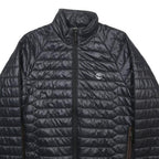 TIMBERLAND Mens Black Nylon Puffer Jacket S Lightweight Zip Up Outdoor