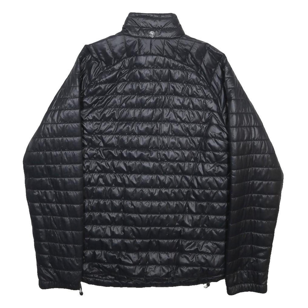 TIMBERLAND Mens Black Nylon Puffer Jacket S Lightweight Zip Up Outdoor
