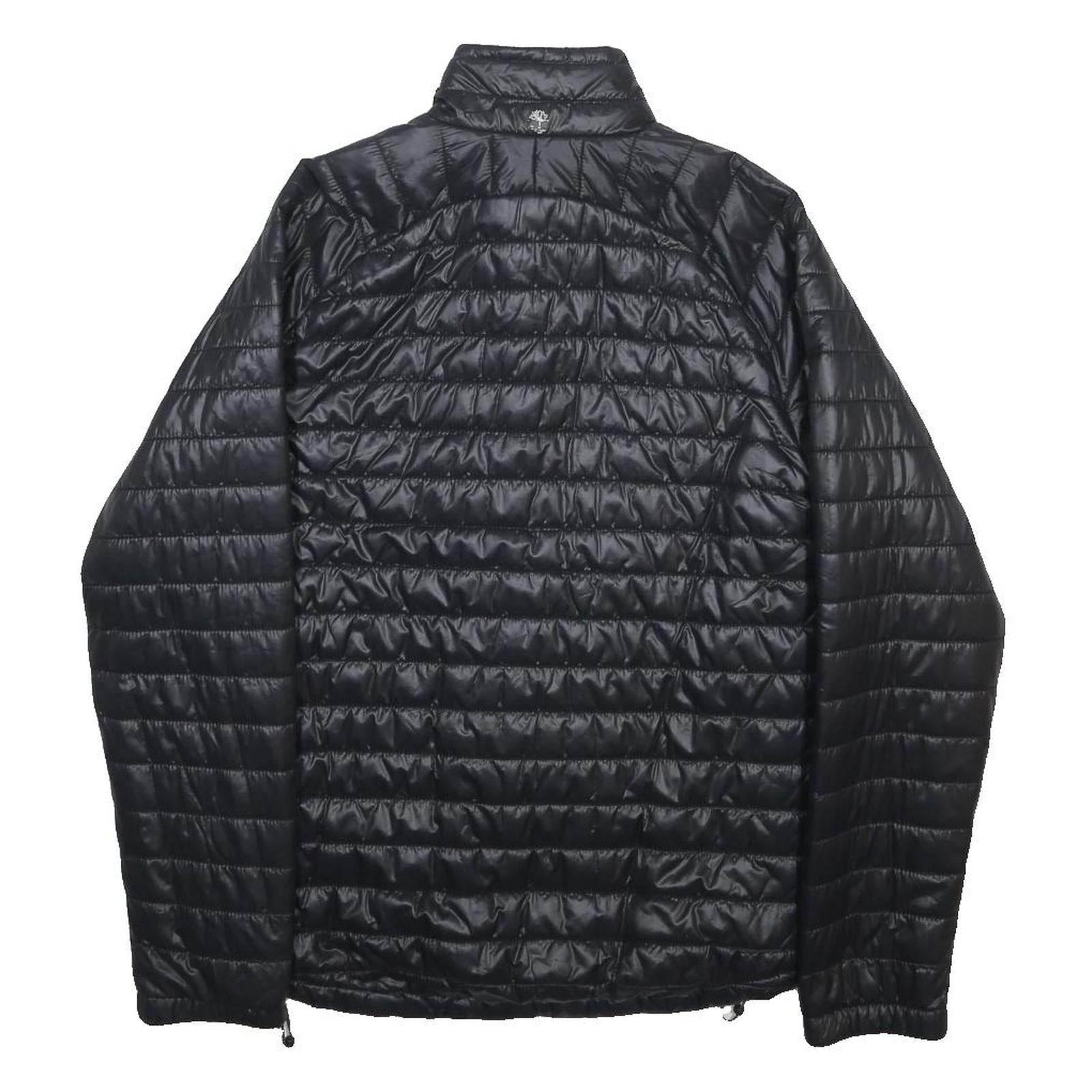 TIMBERLAND Mens Black Nylon Puffer Jacket S Lightweight Zip Up Outdoor