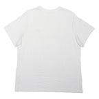 NIKE Mens White T-Shirt XL Short Sleeve Crew Neck Cotton Blend Casual Sportswear