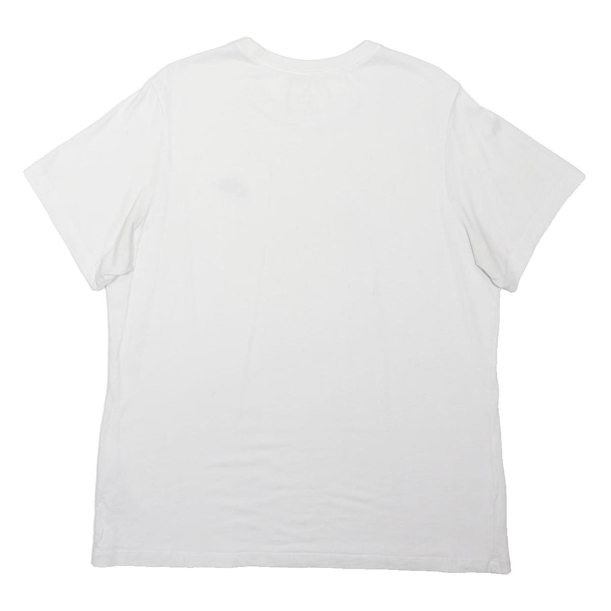 NIKE Mens White T-Shirt XL Short Sleeve Crew Neck Cotton Blend Casual Sportswear
