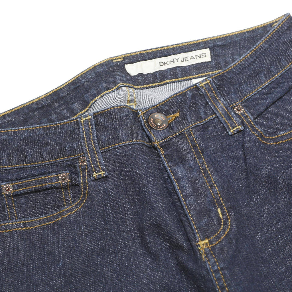 DKNY Womens Jeans Blue Slim Skinny Denim Medium W30 L31 Stylish Comfortable