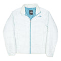 THE NORTH FACE Womens White Zip Jacket M Polyester Blend Outdoor Padded