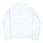 THE NORTH FACE Womens White Zip Jacket M Polyester Blend Outdoor Padded