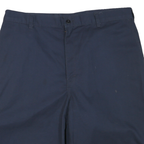 DICKIES Mens Shorts Blue Casual L W36 Classic Polyester Blend Workwear