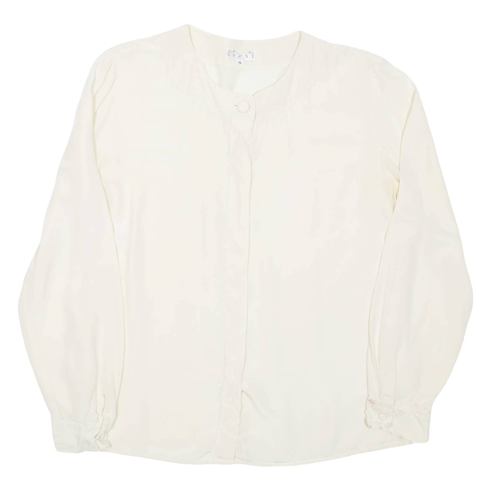 Womens Blouse Beige Long Sleeve L