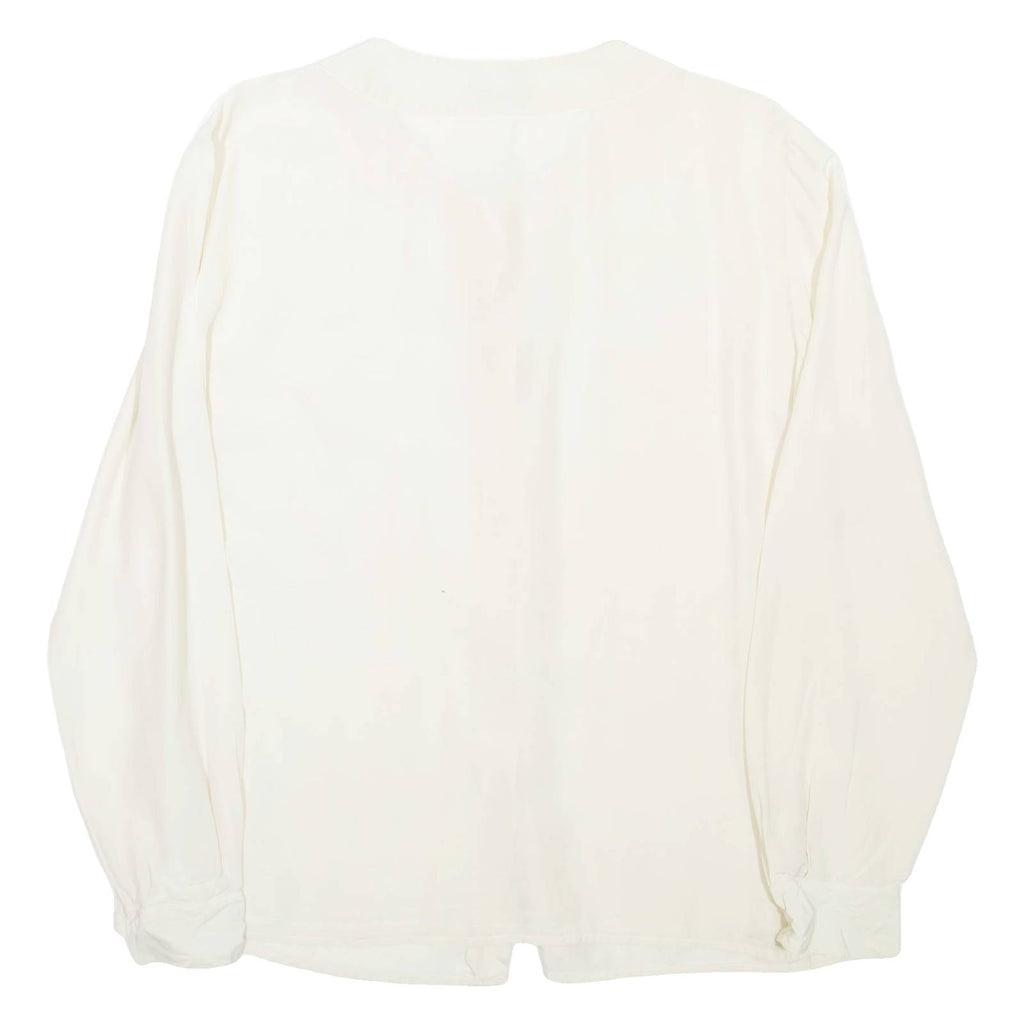Womens Blouse Beige Long Sleeve L