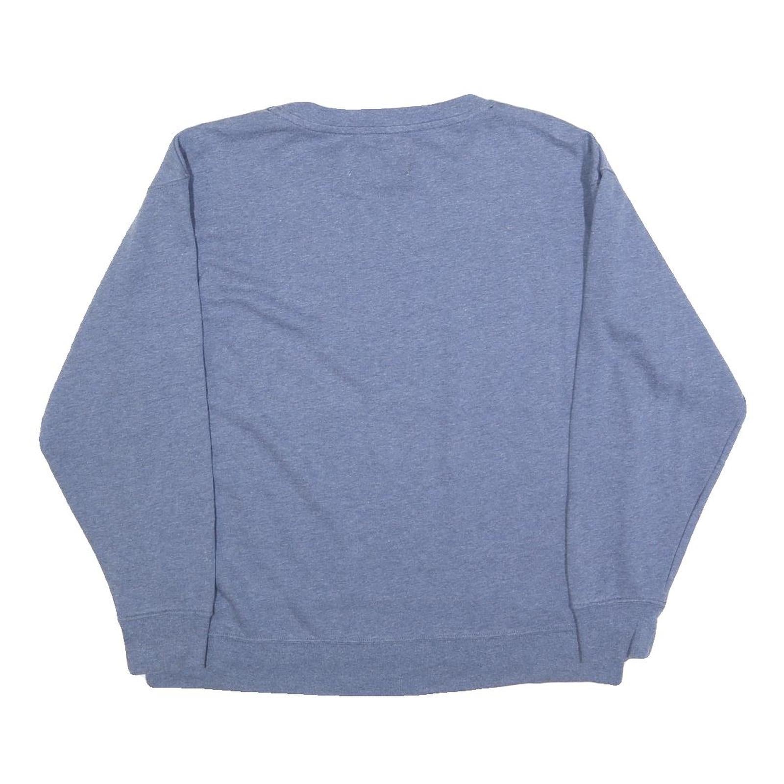 CALVIN KLEIN JEANS Womens Blue Ck Circle Logo Crew Neck M Sweatshirt