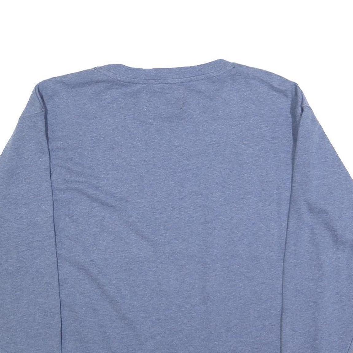 CALVIN KLEIN JEANS Womens Blue Ck Circle Logo Crew Neck M Sweatshirt