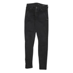 GUESS Womens Jeans Black Regular Skinny Denim W26 L29 Zip Fitted Stylish