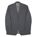 LAUREN RALPH LAUREN Mens Grey Wool Pinstripe Classic Jacket XL Woven Tailored