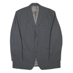 LAUREN RALPH LAUREN Mens Grey Wool Pinstripe Classic Jacket XL Woven Tailored