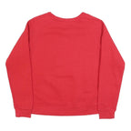 CHAMPION Womens Red Cincinnati Crew Neck L Cotton Blend Sweatshirt
