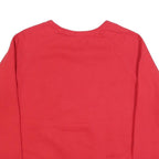 CHAMPION Womens Red Cincinnati Crew Neck L Cotton Blend Sweatshirt
