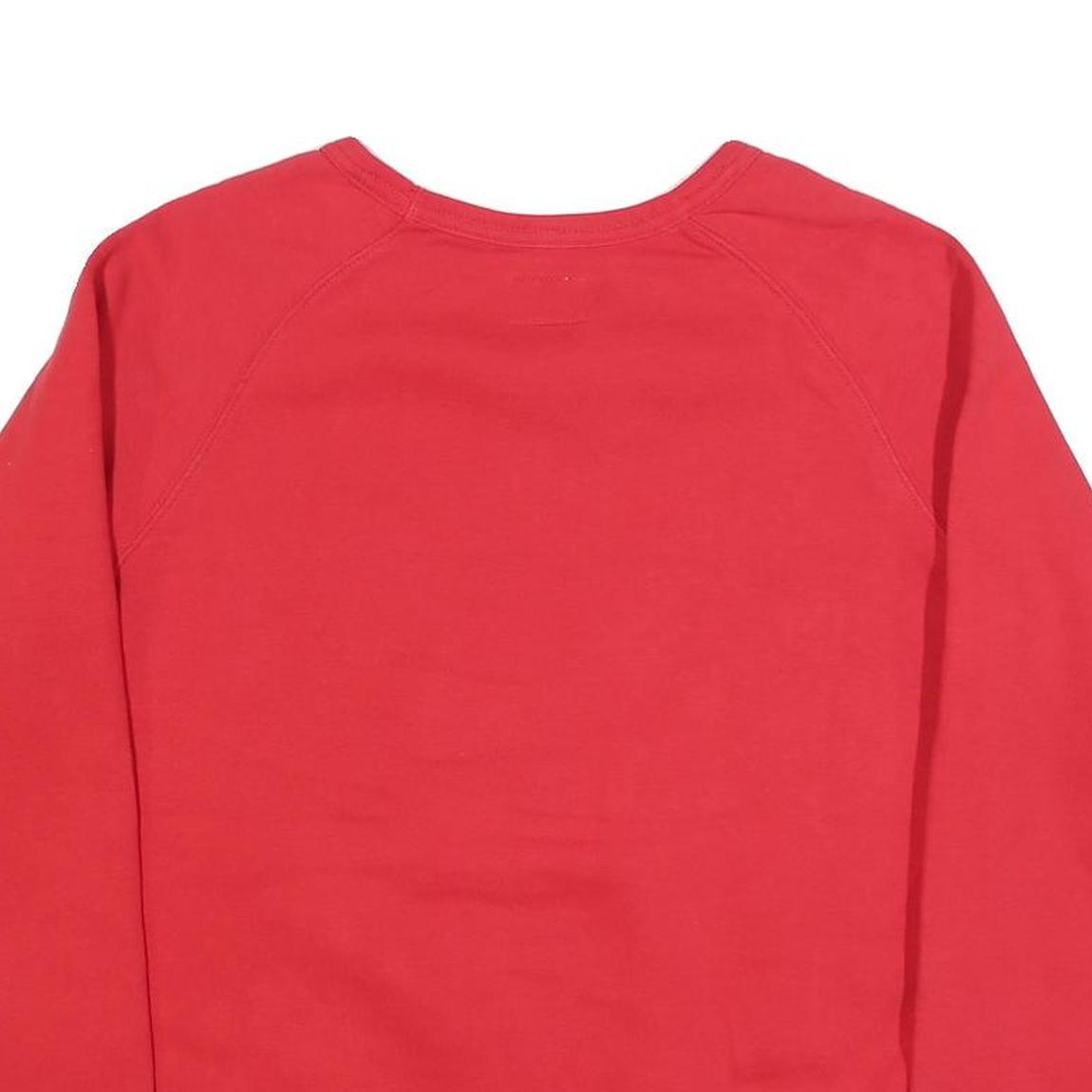 CHAMPION Womens Red Cincinnati Crew Neck L Cotton Blend Sweatshirt