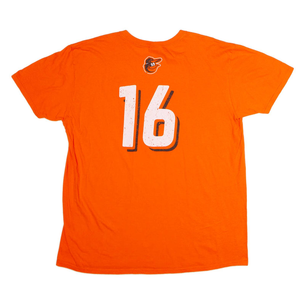 GILDAN Baltimore Orioles Mancini #16 Mens T-Shirt Orange USA Crew Neck XL