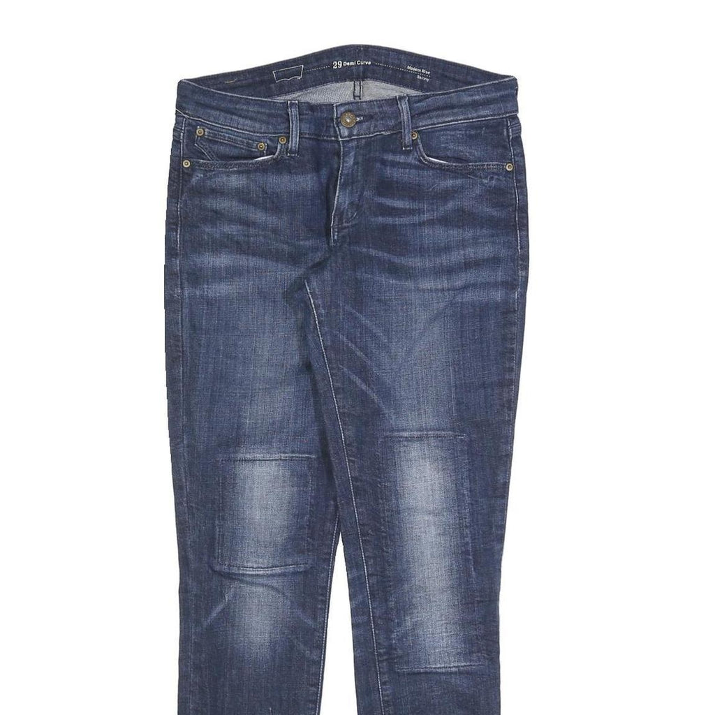 LEVI'S Womens Slim Blue Denim Jeans W29 L32 Stylish Comfortable Zip Closure