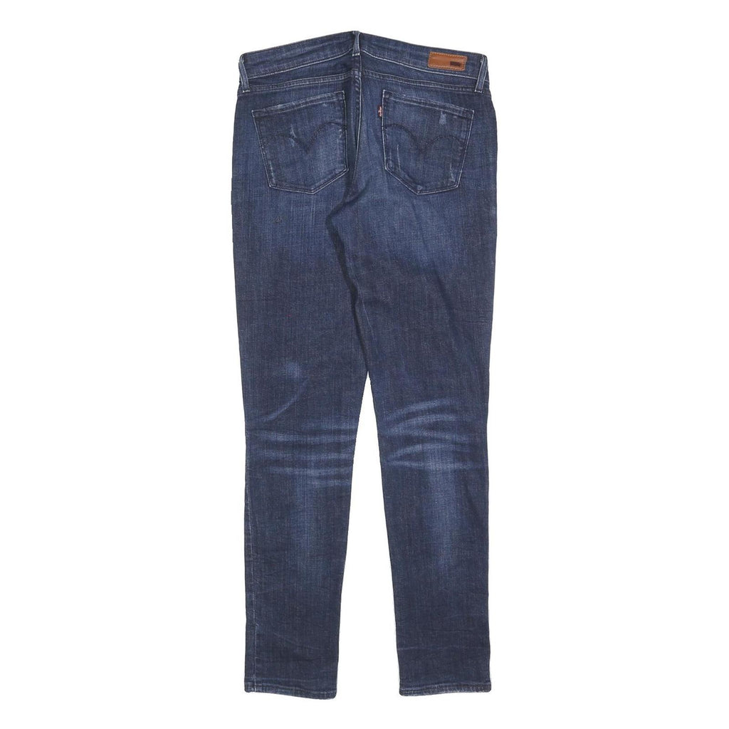 LEVI'S Womens Slim Blue Denim Jeans W29 L32 Stylish Comfortable Zip Closure