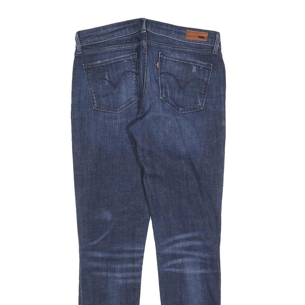 LEVI'S Womens Slim Blue Denim Jeans W29 L32 Stylish Comfortable Zip Closure