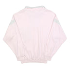 FADE OUT Womens Pink & Grey Collar L Sweatshirt Cotton Blend Pullover Horse