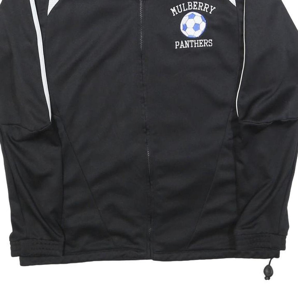 ADIDAS Mens Black & White Mulberry Panthers Track Jacket S Polyester Sportswear