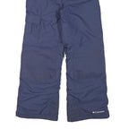 COLUMBIA Lined Womens Navy Relaxed Straight Trousers W25 L25 Outdoor Winter