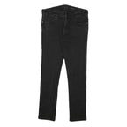 WRANGLER Womens Black Slim Skinny Denim Medium W27 L26 Zip Cotton Blend Jeans