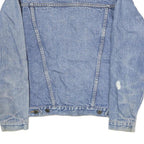EXTRA Womens Blue Denim Cotton Button Jacket XS Classic Fit Casual