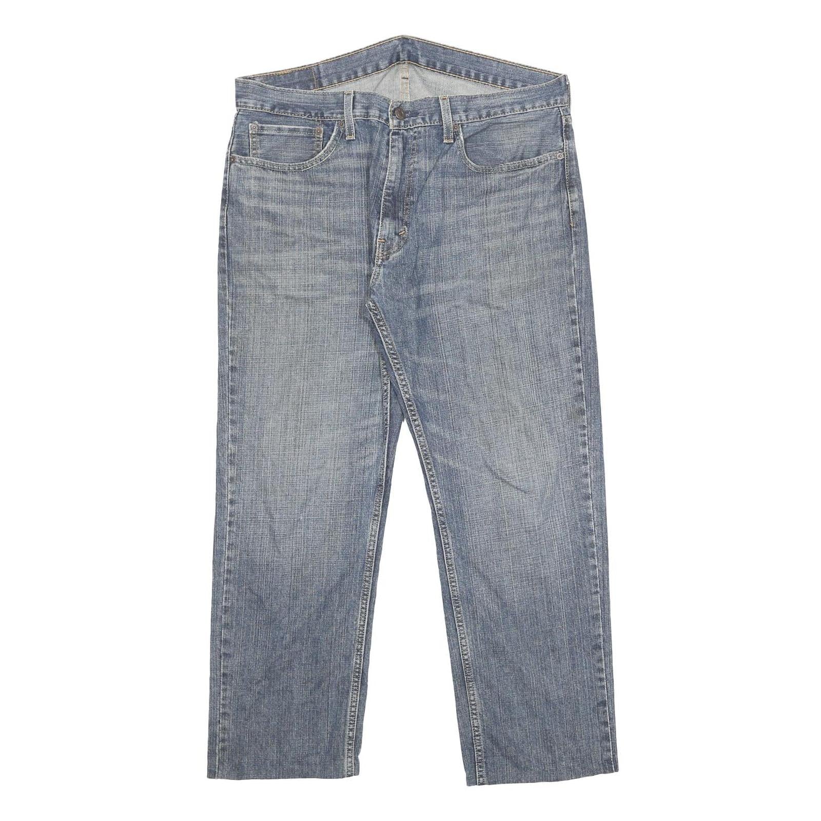 LEVI'S 559 Straight Mens Jeans Blue Relaxed Denim Medium W36 L27 Classic Fit Zip