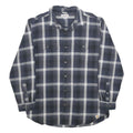 CARHARTT Mens Blue & Grey Check Shirt L Long Sleeve Cotton Workwear Casual