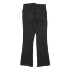 ALL SAINTS Womens Slim Black Jeans Denim Bootcut W27 L27 Raw Hem Zip