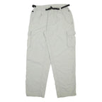 COLUMBIA Mens Nylon Grey Relaxed Cargo Trousers W30 L31 Outdoor Zip Pocket