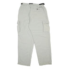 COLUMBIA Mens Nylon Grey Relaxed Cargo Trousers W30 L31 Outdoor Zip Pocket