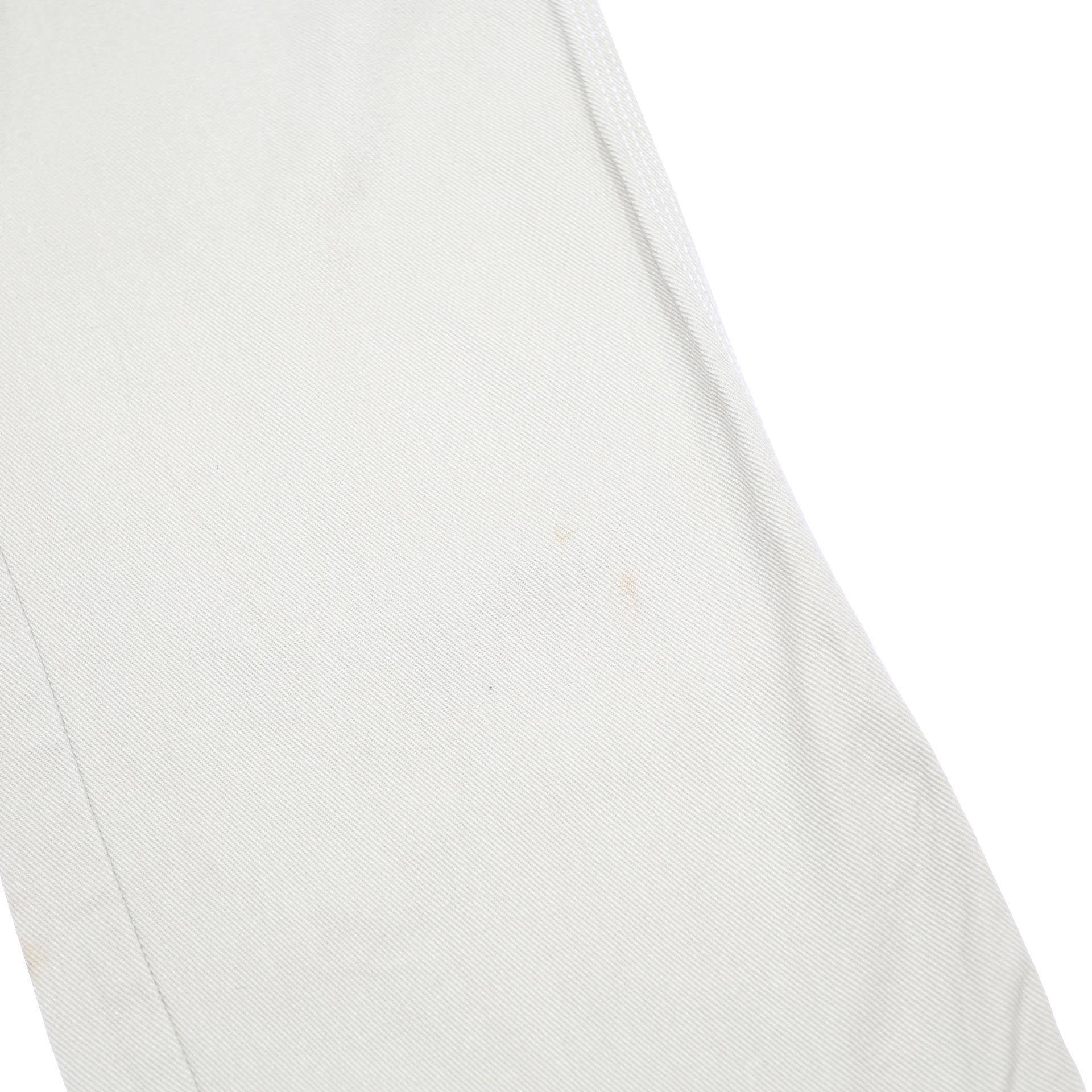 DICKIES Mens Cotton Beige Straight Regular Fit Trousers W34 L30 Workwear Zip