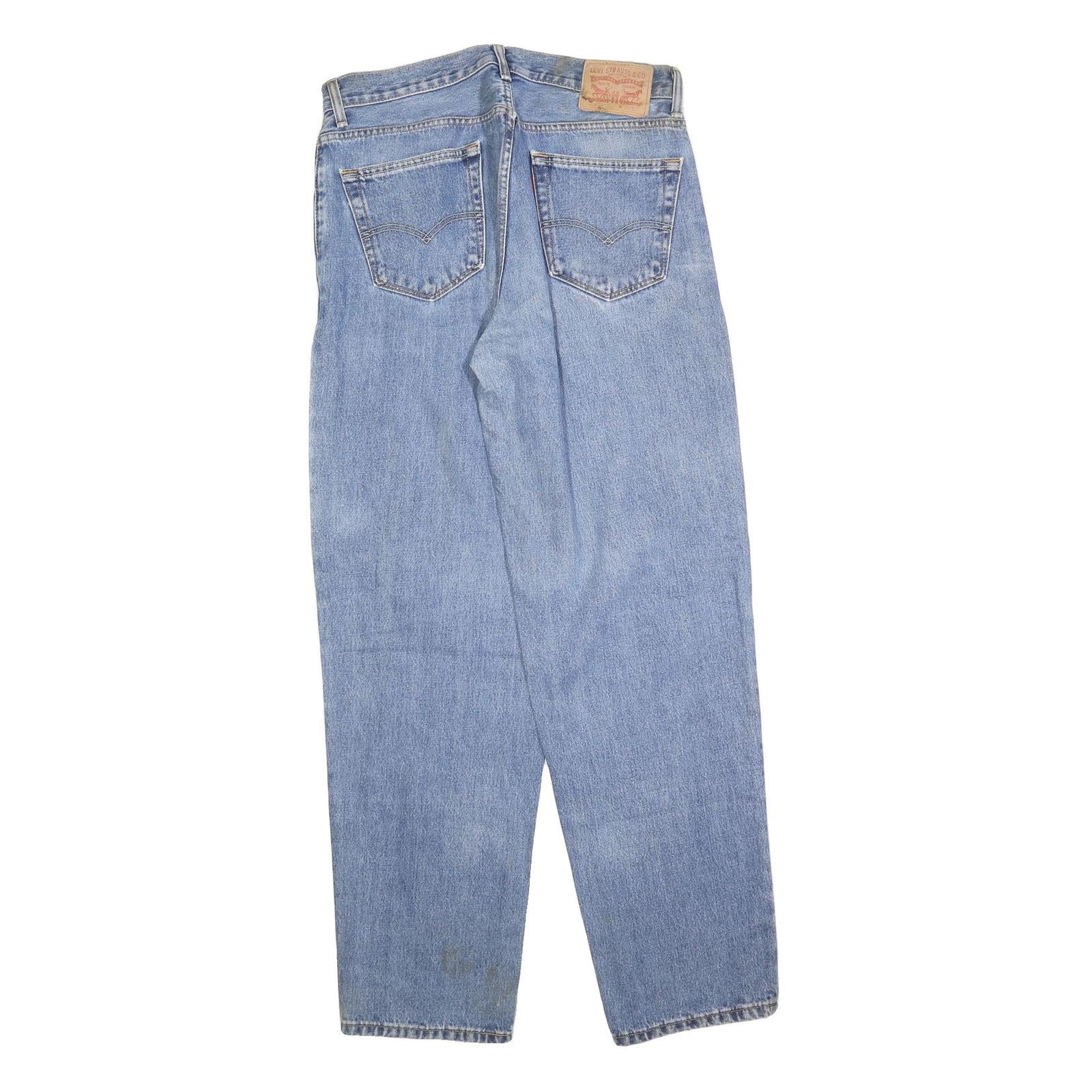 LEVI'S 550 Straight Mens Jeans Blue Relaxed Straight Denim Medium W33 L32