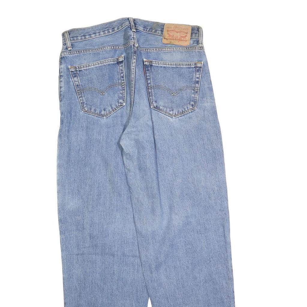 LEVI'S 550 Straight Mens Jeans Blue Relaxed Straight Denim Medium W33 L32