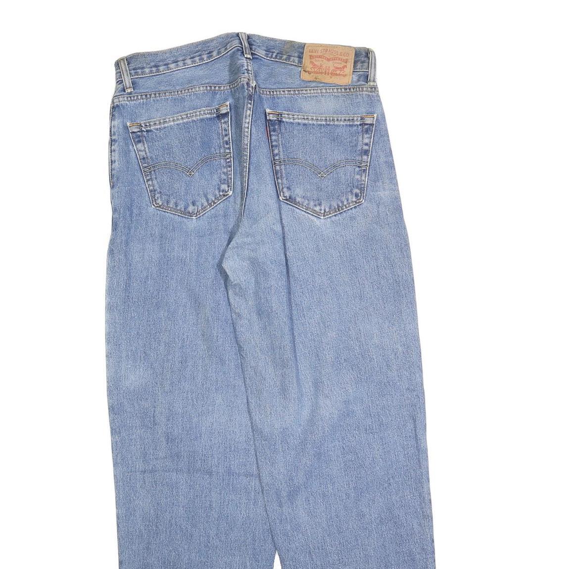 LEVI'S 550 Straight Mens Jeans Blue Relaxed Straight Denim Medium W33 L32