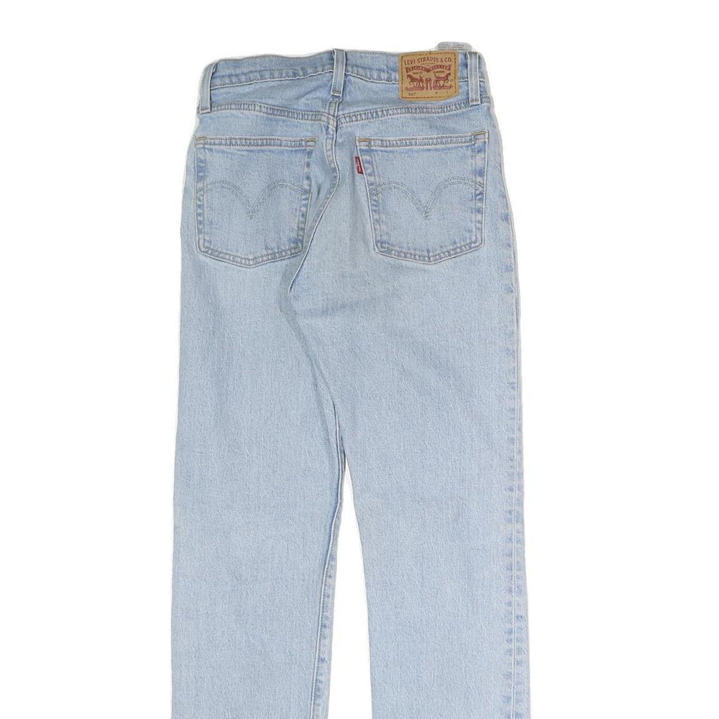 LEVI'S 501 Mens Jeans Blue Slim Straight Denim Light W26 L29 Classic Button Fly