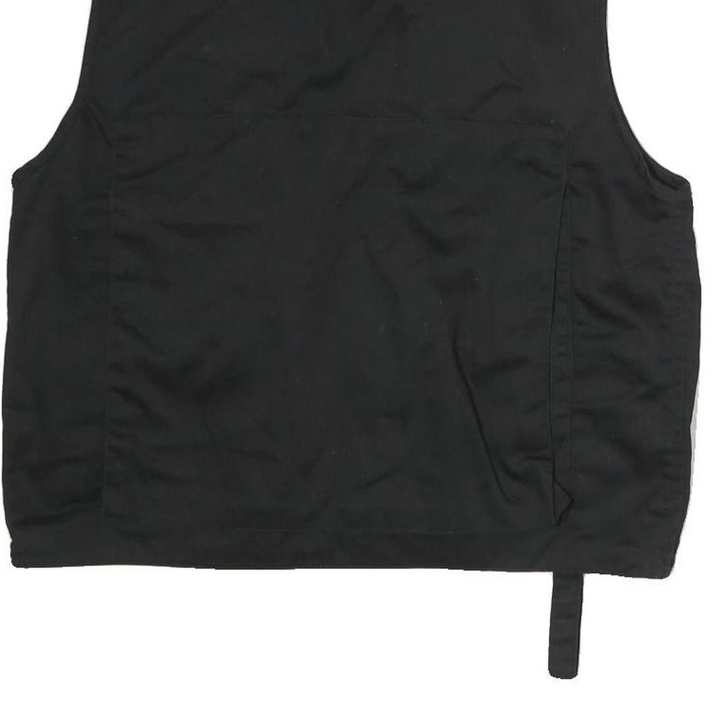 ARMY TEX Mens Black Cotton Blend Utility Vest S Jacket Multi Pocket Zip Vest
