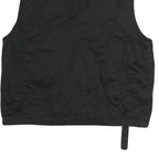 ARMY TEX Mens Black Cotton Blend Utility Vest S Jacket Multi Pocket Zip Vest