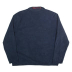 NAUTICA Mens Fleece Blue 1/4 Zip XL