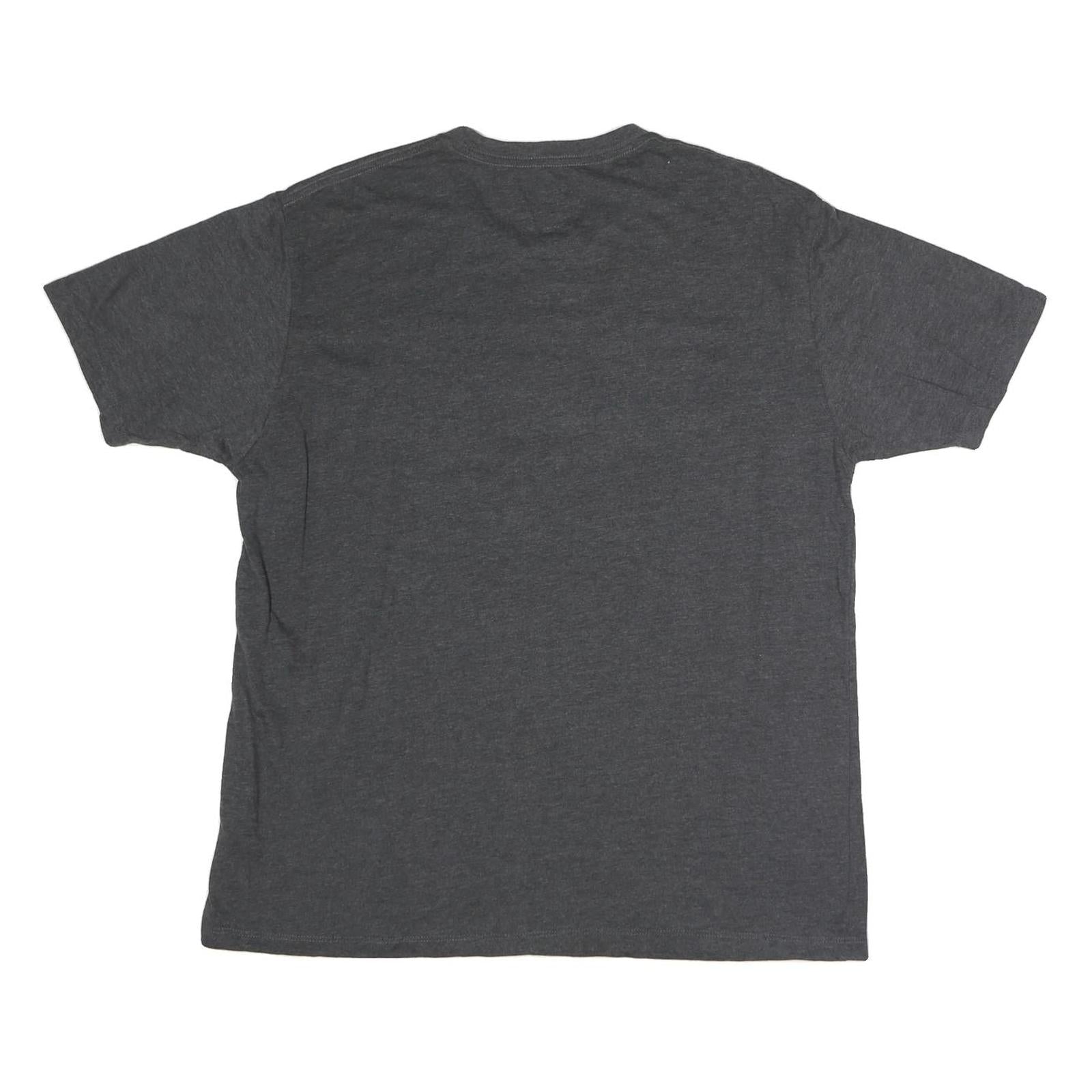 NBA Mens Grey Los Angeles Lakers Graphic T-Shirt XL Short Sleeve Crew Neck