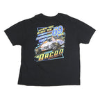 Mens Black Brady II Bacon Graphic T-Shirt 2XL Short Sleeve Crew Neck Racing